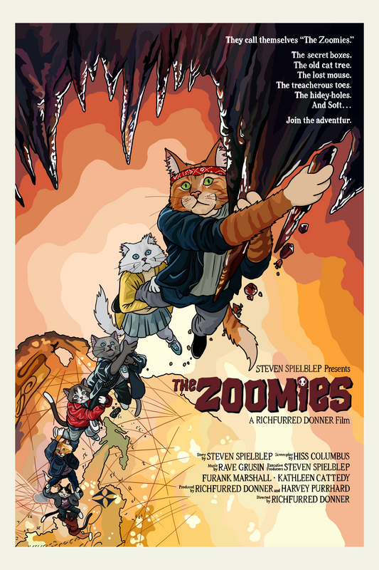 The Zoomies Unframed Print