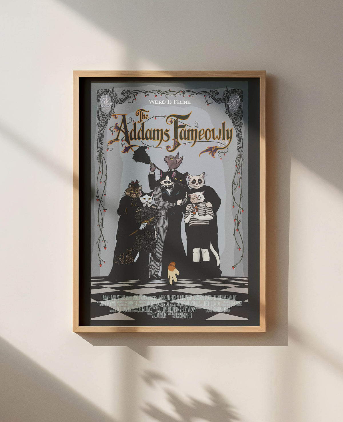 The Addams Fameowly Unframed Print