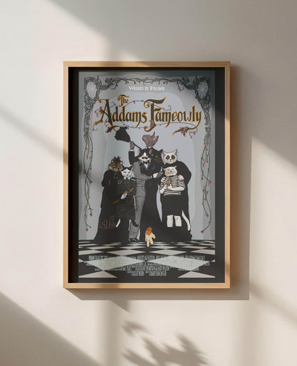 The Addams Fameowly Unframed Print