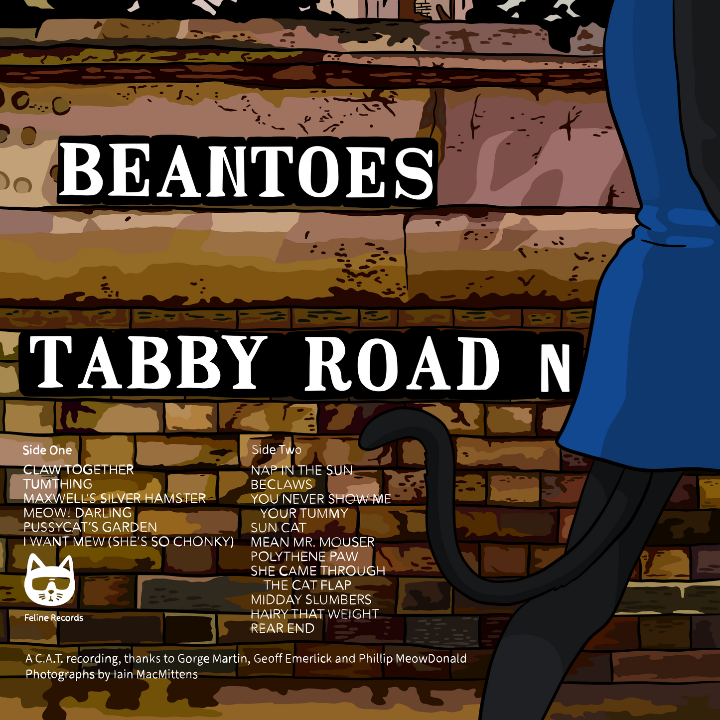 The Beantoes Tabby Road Unframed Prints