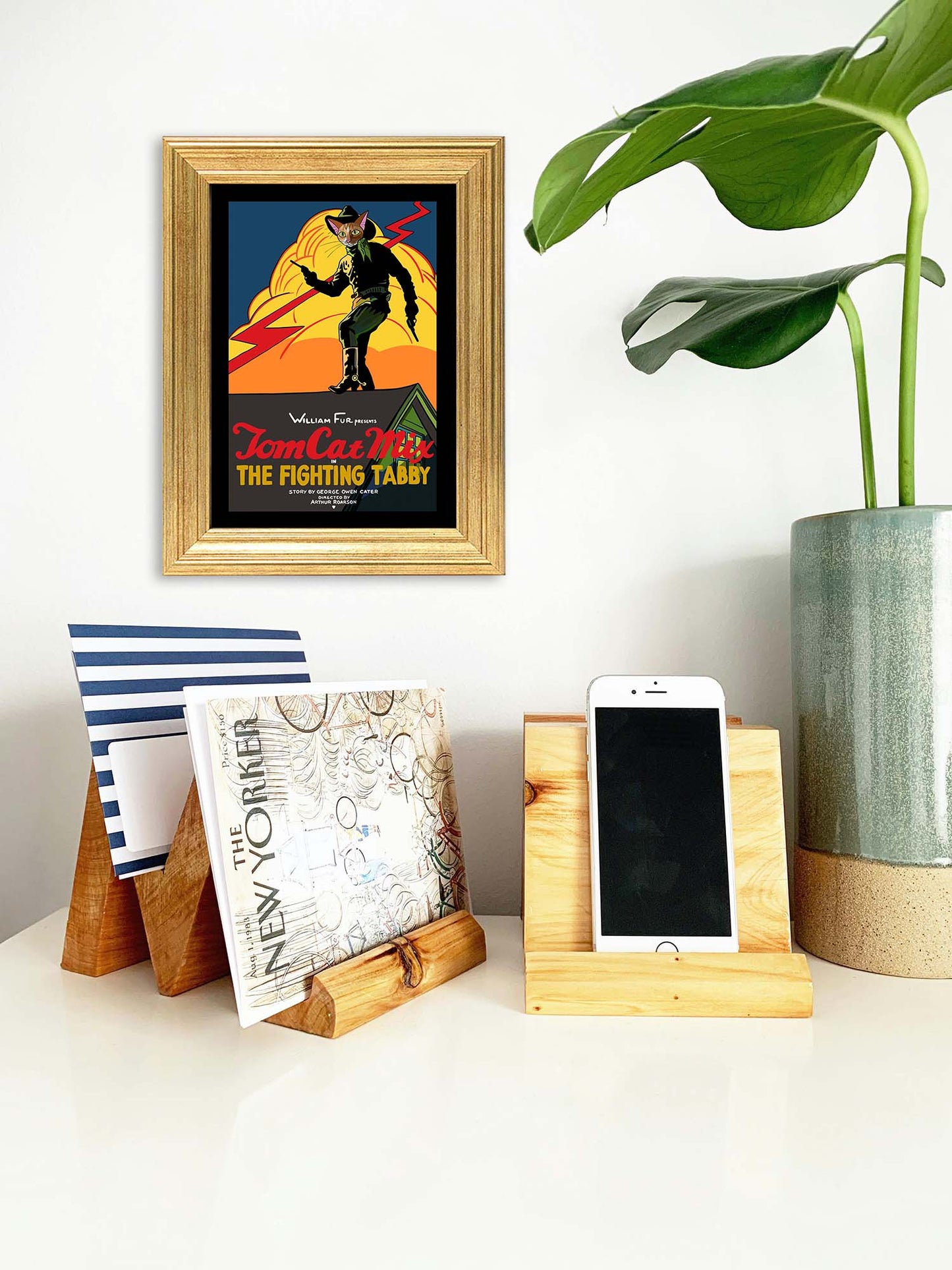 The Fighting Tabby Unframed Print