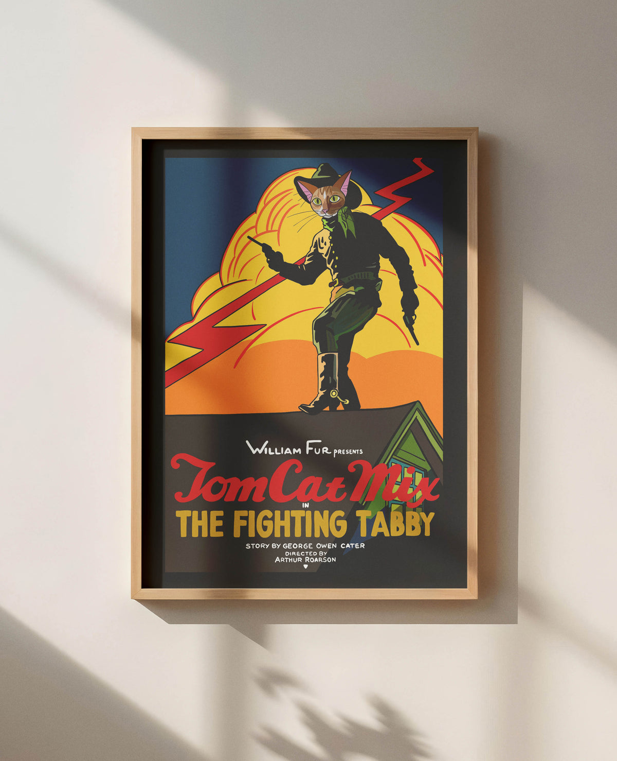 The Fighting Tabby Unframed Print