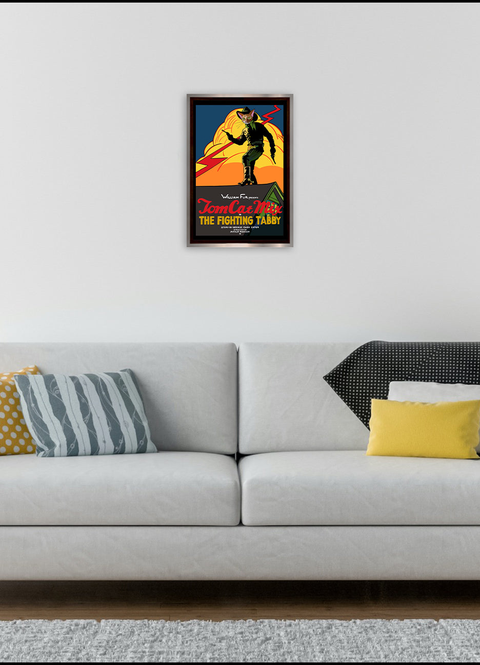 The Fighting Tabby Unframed Print