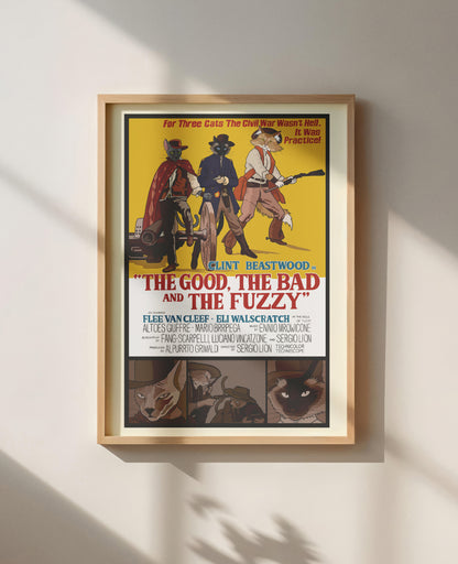 The Good, the Bad and the Fuzzy Unframed Print