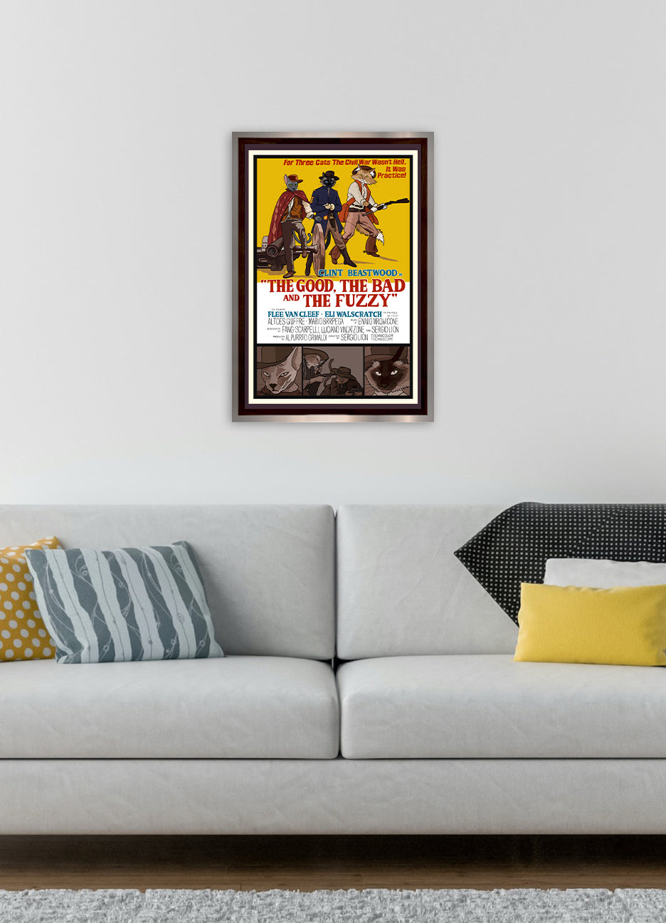 The Good, the Bad and the Fuzzy Unframed Print