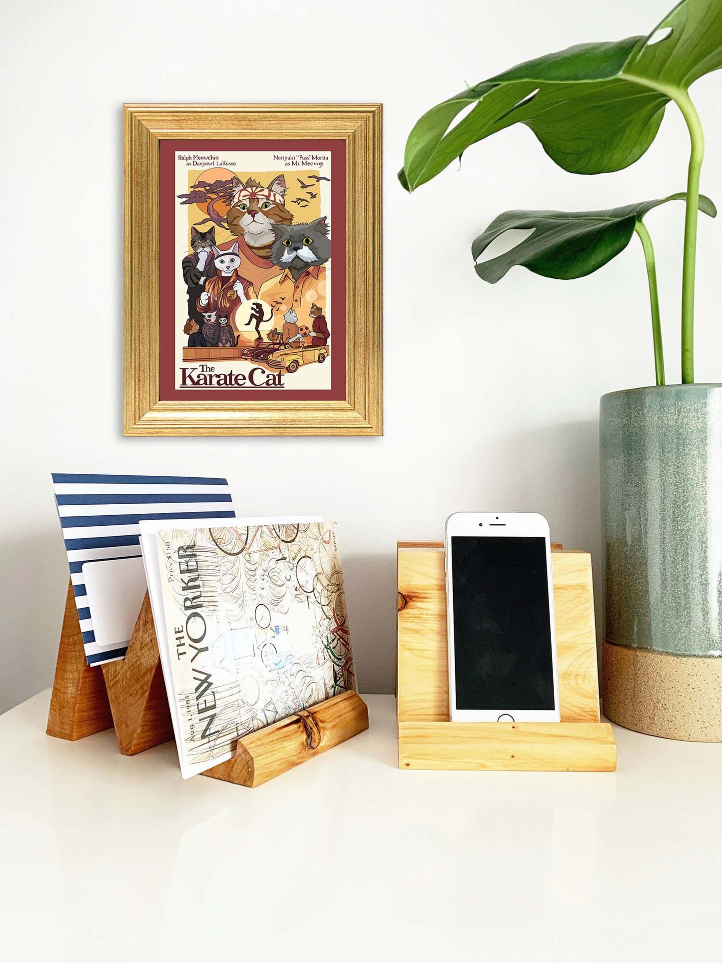 The Karate Cat Unframed Print