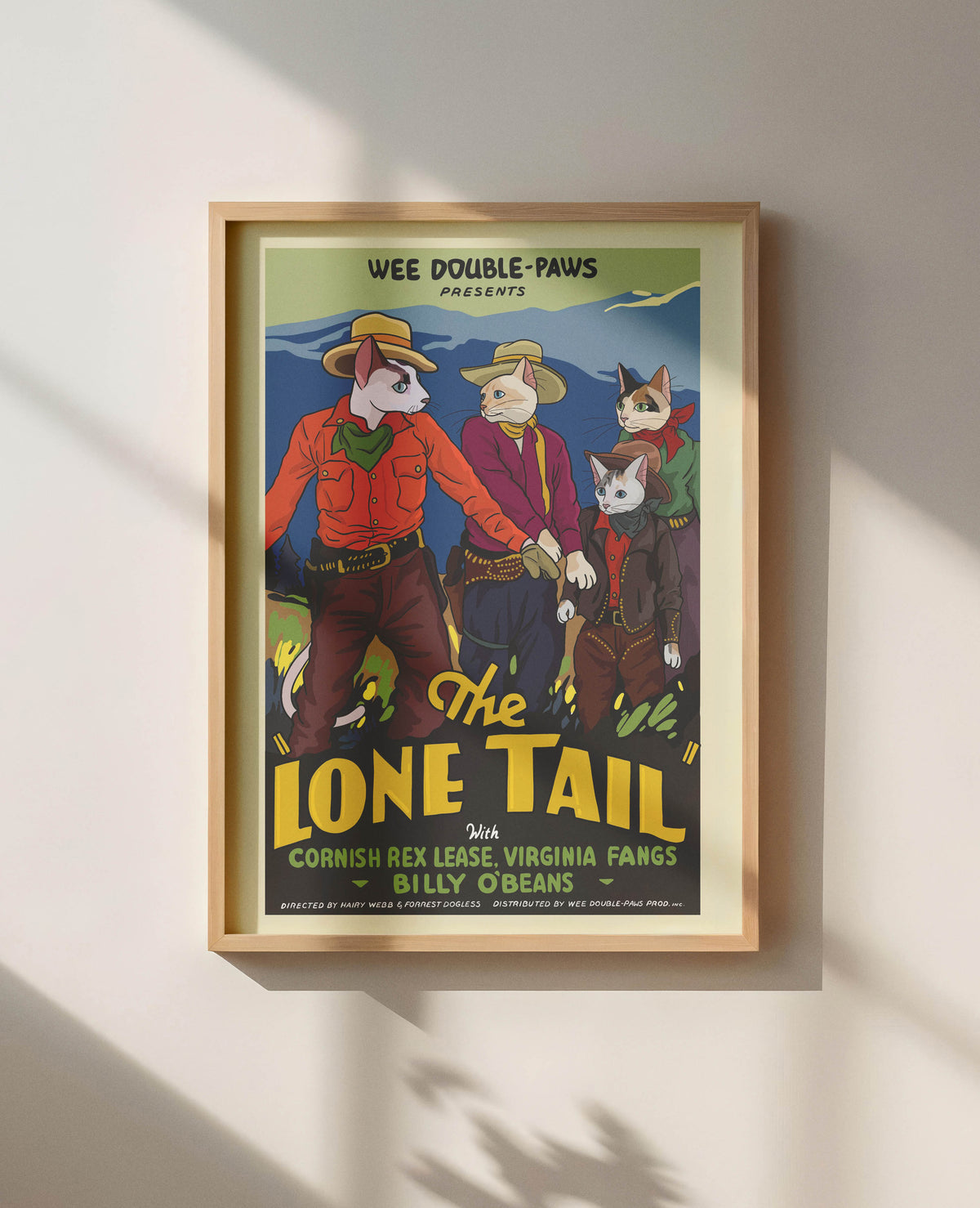 The Lone Tail Unframed Print