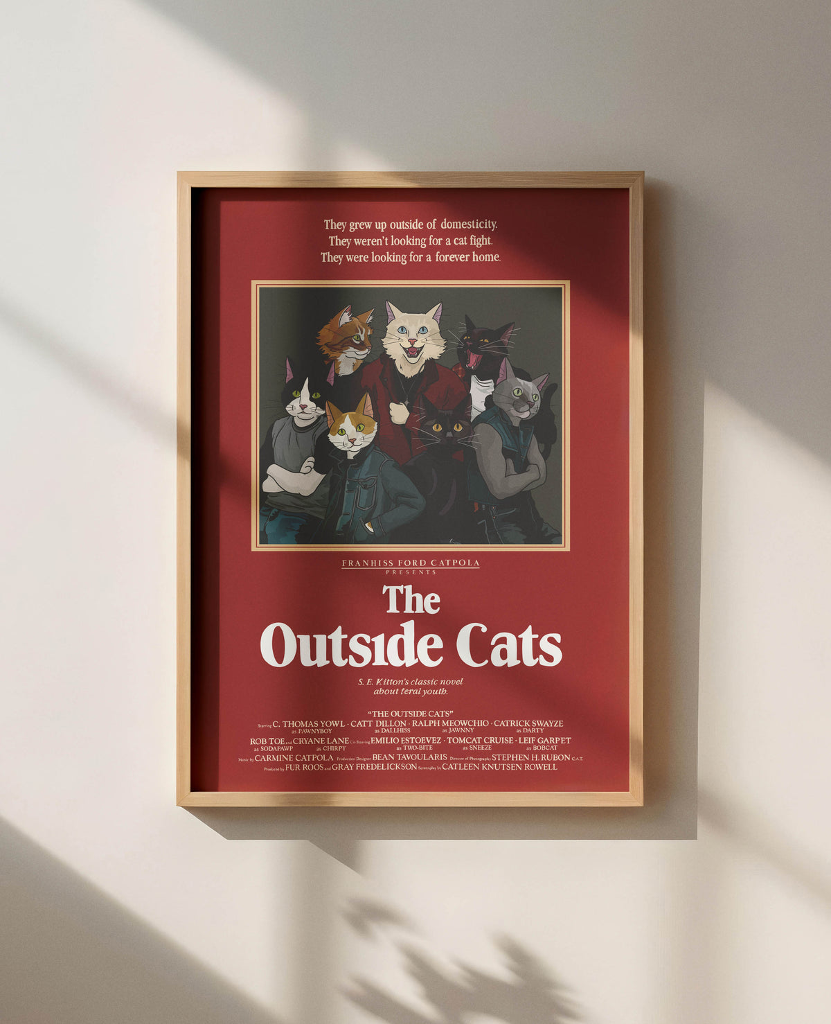 The Outside Cats Unframed Print