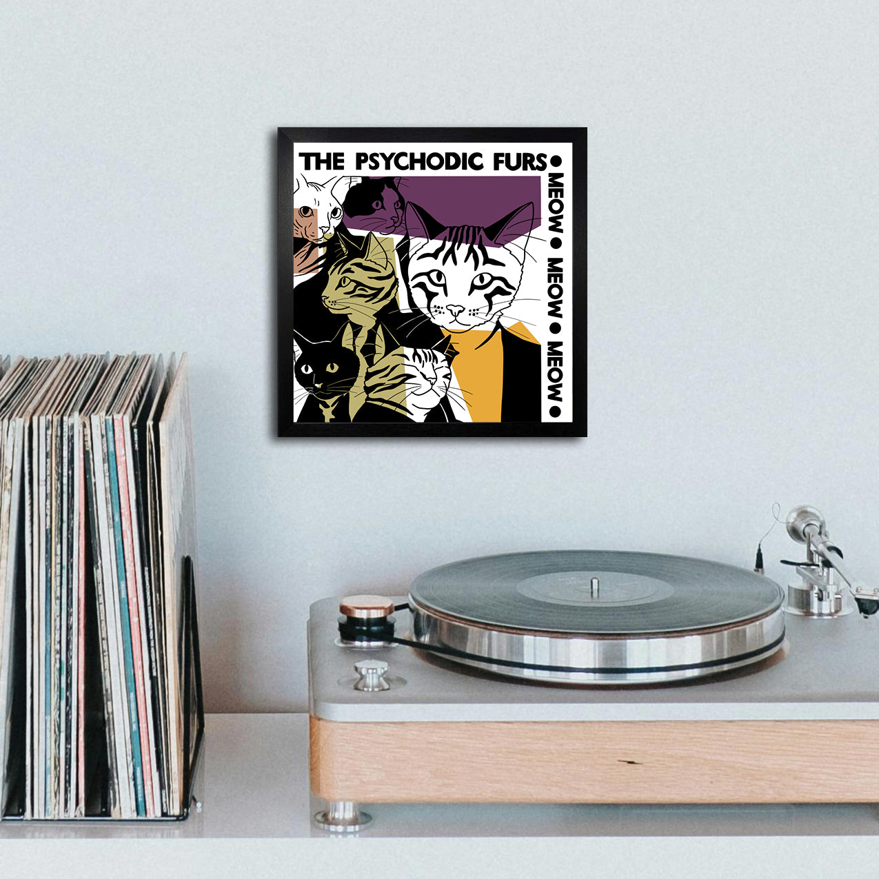 The Psychotic Furs Meow Meow Meow Cat Wife Unframed Print