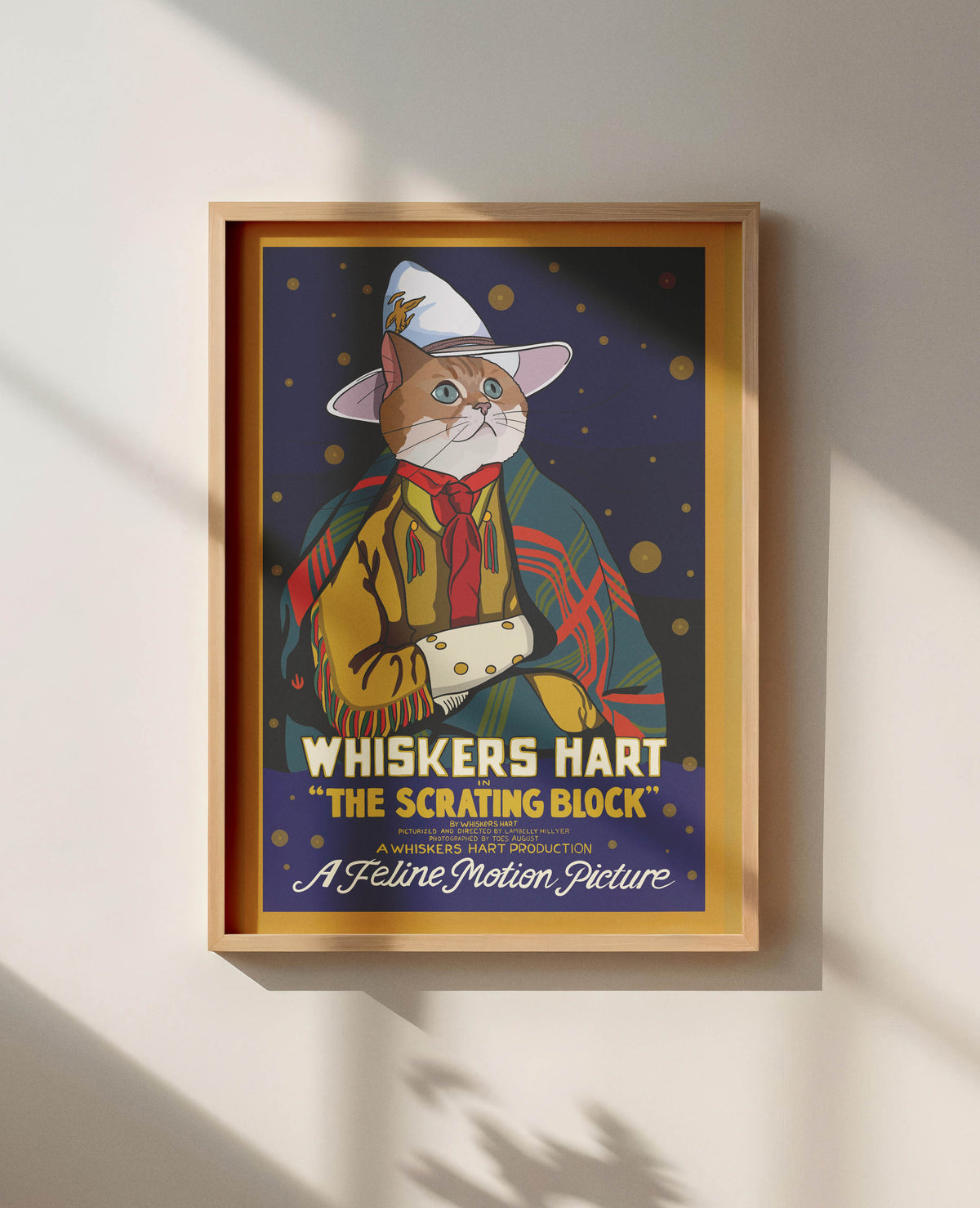 The Scratching Block Unframed Print