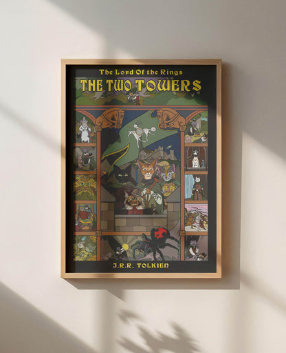 The Two Towers Unframed Print