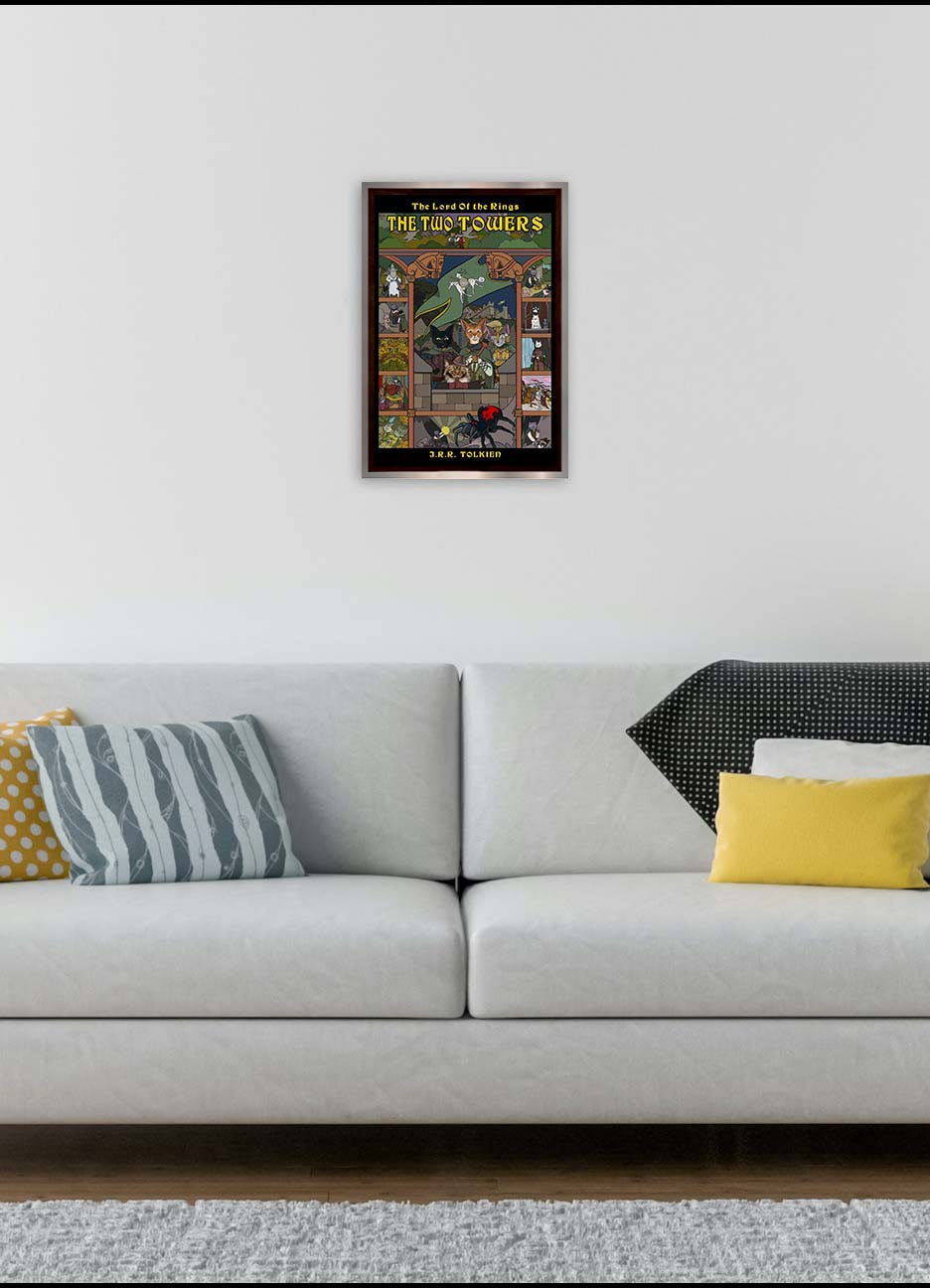 The Two Towers Unframed Print