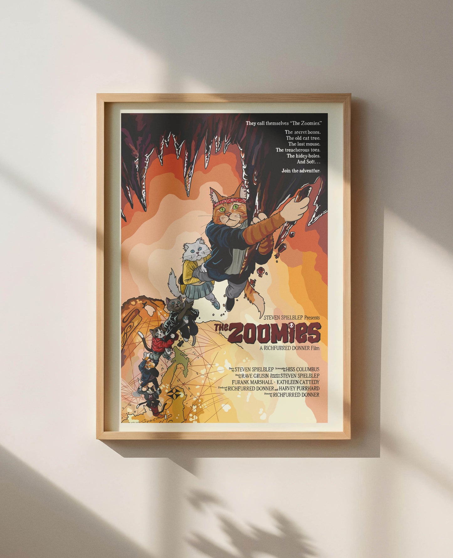 The Zoomies Unframed Print
