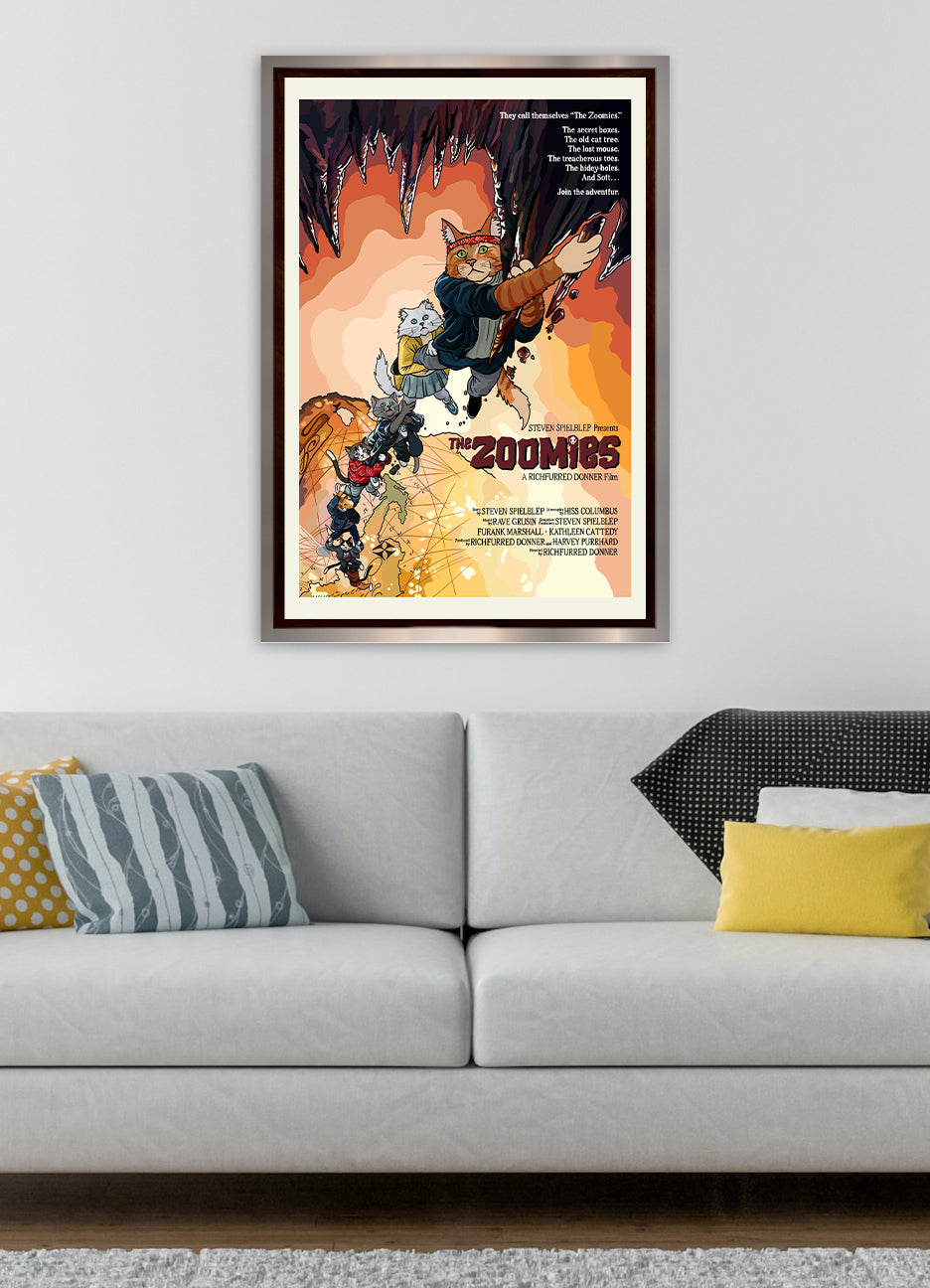 The Zoomies Unframed Print