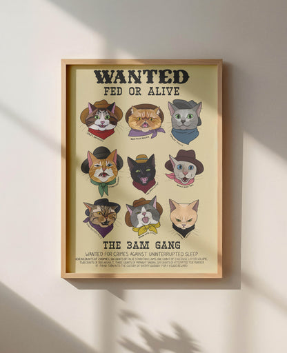 Wanted Fed of Alive: The 3 AM Gang (unframed)
