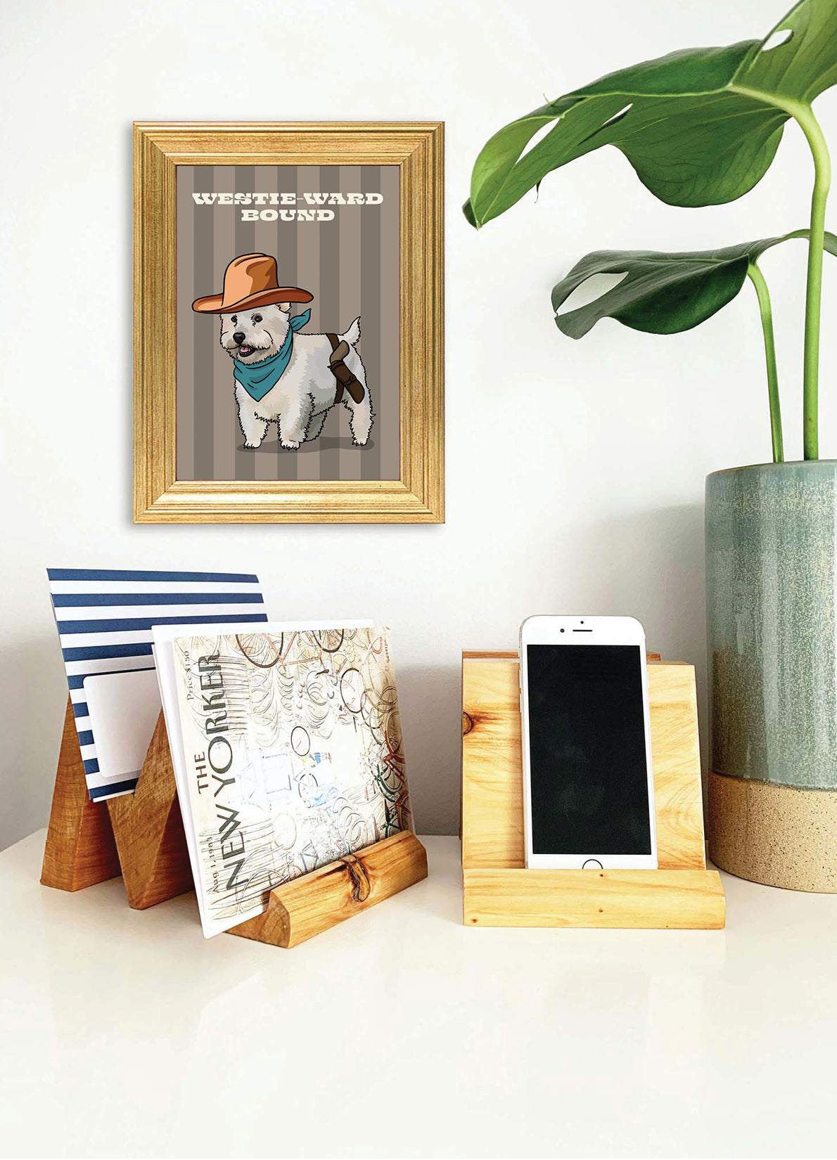 Westie-Ward Bound (Westland Terrier) Unframed Print